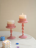 Roman Column Glass Candle Holder-4