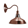 Copper Wall Light 30 cm Barn Slotted Shade Modern Style High Polished Wall Sconce~3627-2