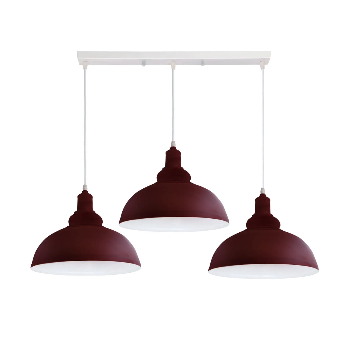 3 Way Adjustable Pendant Light Metal Retro Hanging Light ~4299-7