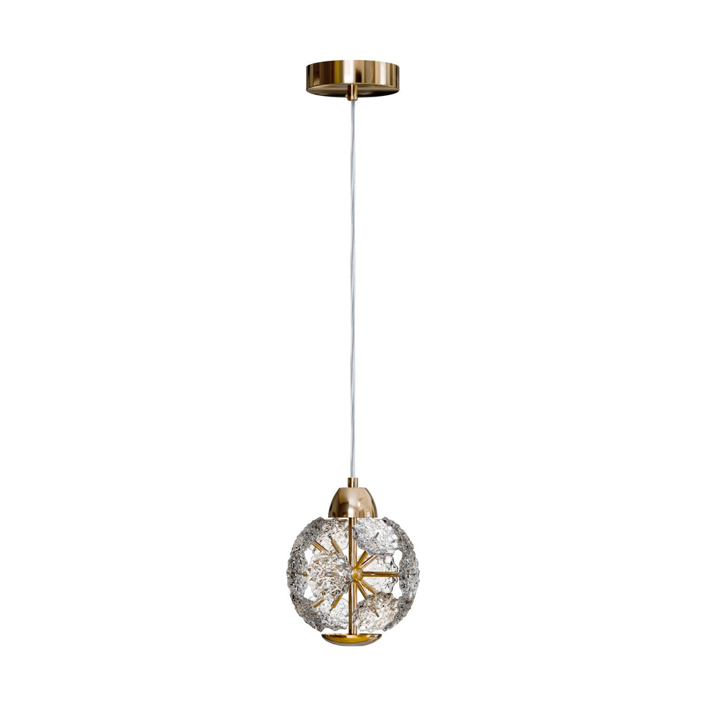 Modern Pendant 1 Light Round Crystal Glass Lamp Fixture~ 5676-1