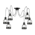 Retro Multi Arm Birdcage Pendant Light | E27 | Vintage | Adjustable ~6318-5