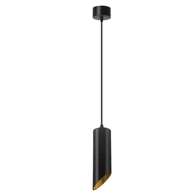 Black Inner Gold GU10 Tube Pendant Light 20cm/30cm/40cm~4593-5