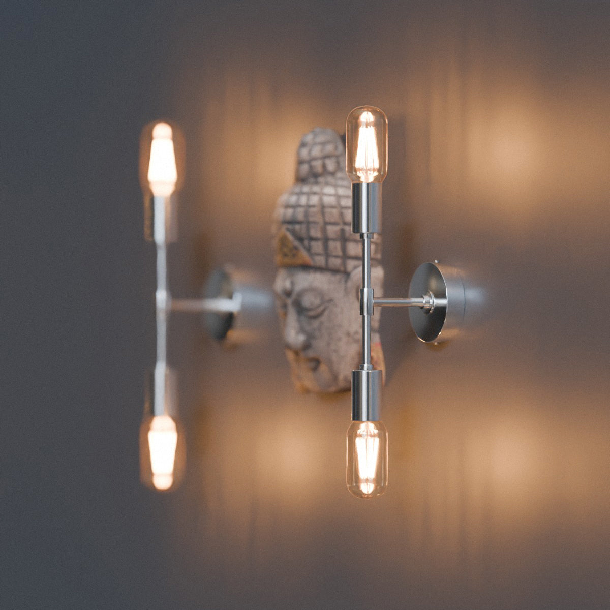Dual Socket Industrial Wall Ceiling Light E27~ 5593-2