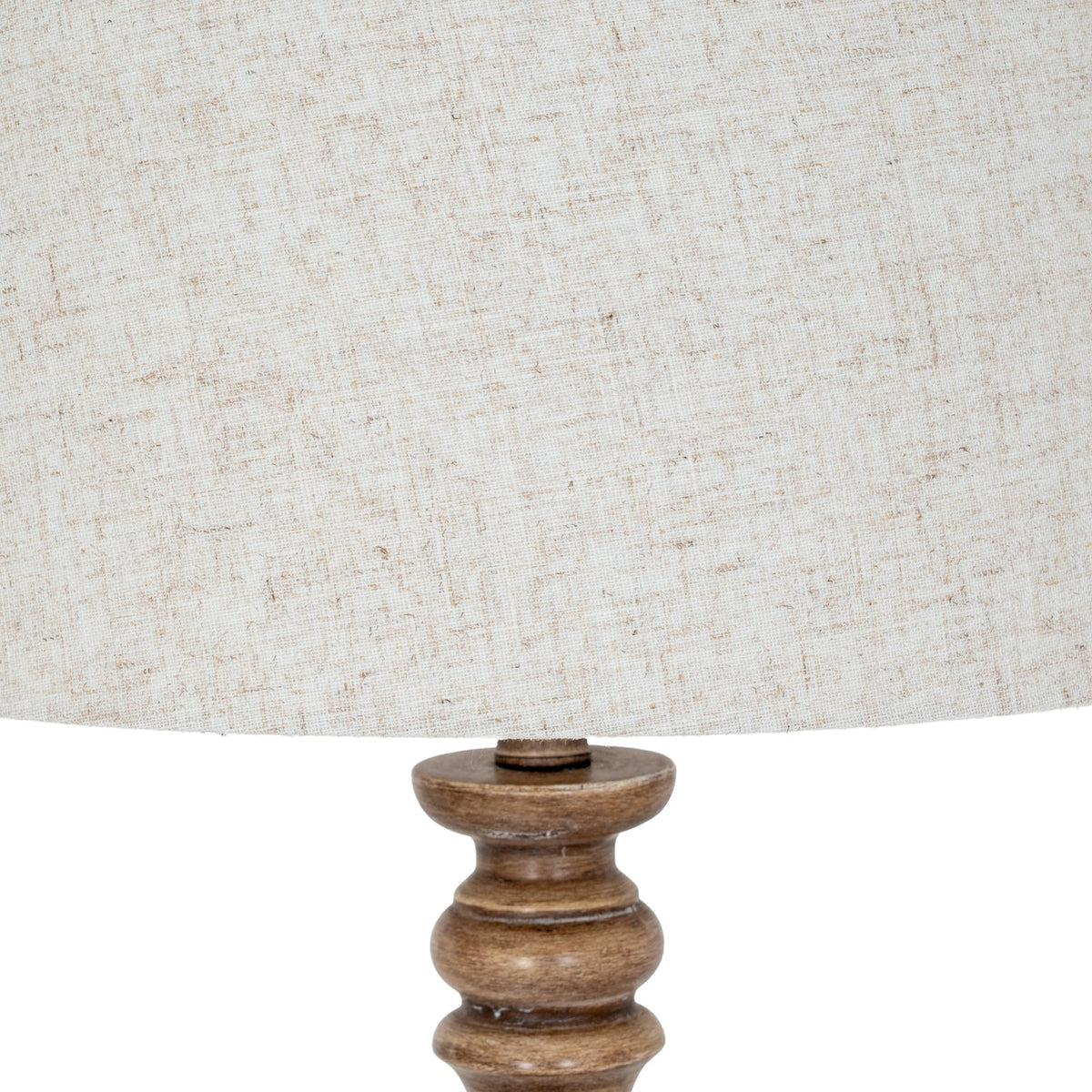Seraphia Floor Lamp With Edged Linen Shade-3