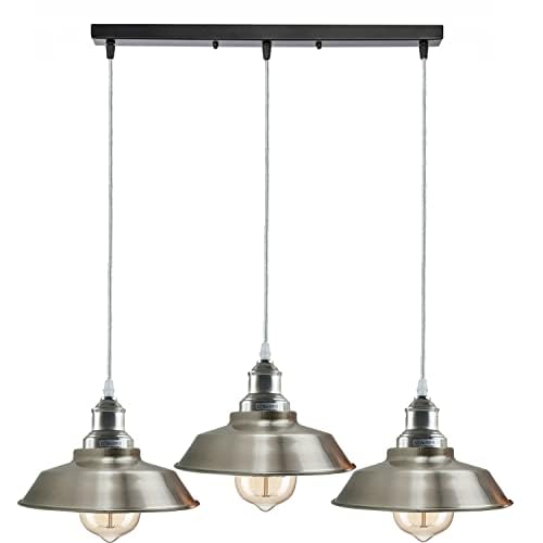 Satin Nickel Multi outlet Ceiling Pendant Kits~1985-3