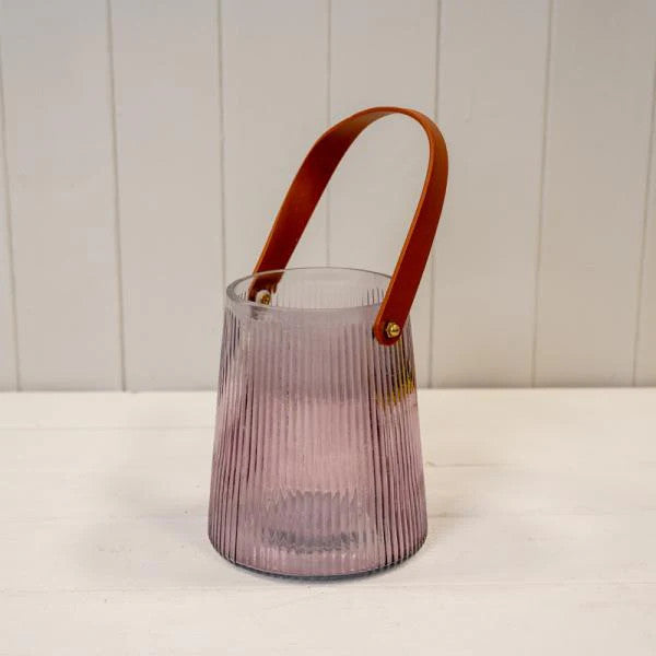 Amethyst Glass Lantern-1