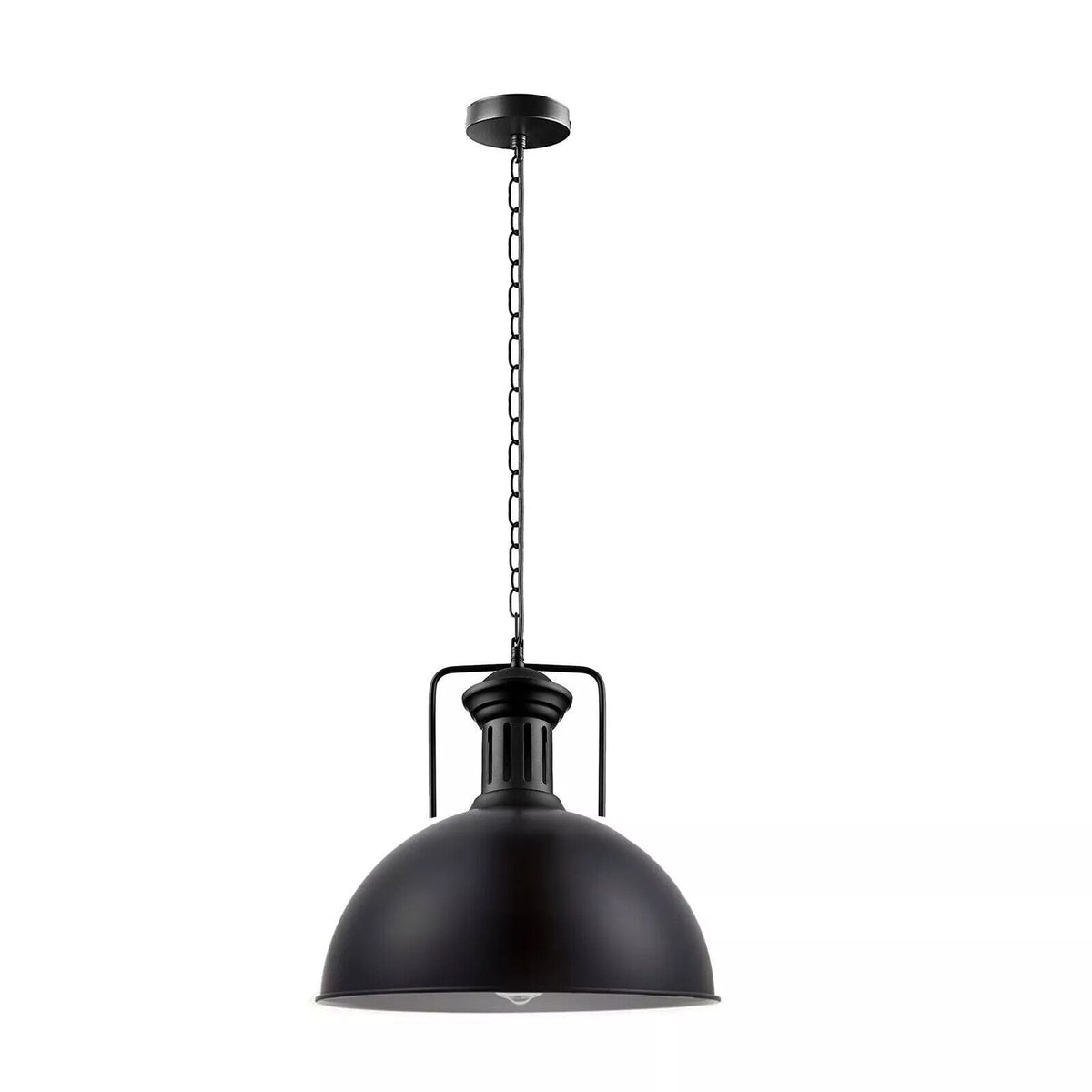 40cm Large Black Pendant Light With Chain ~6579-5
