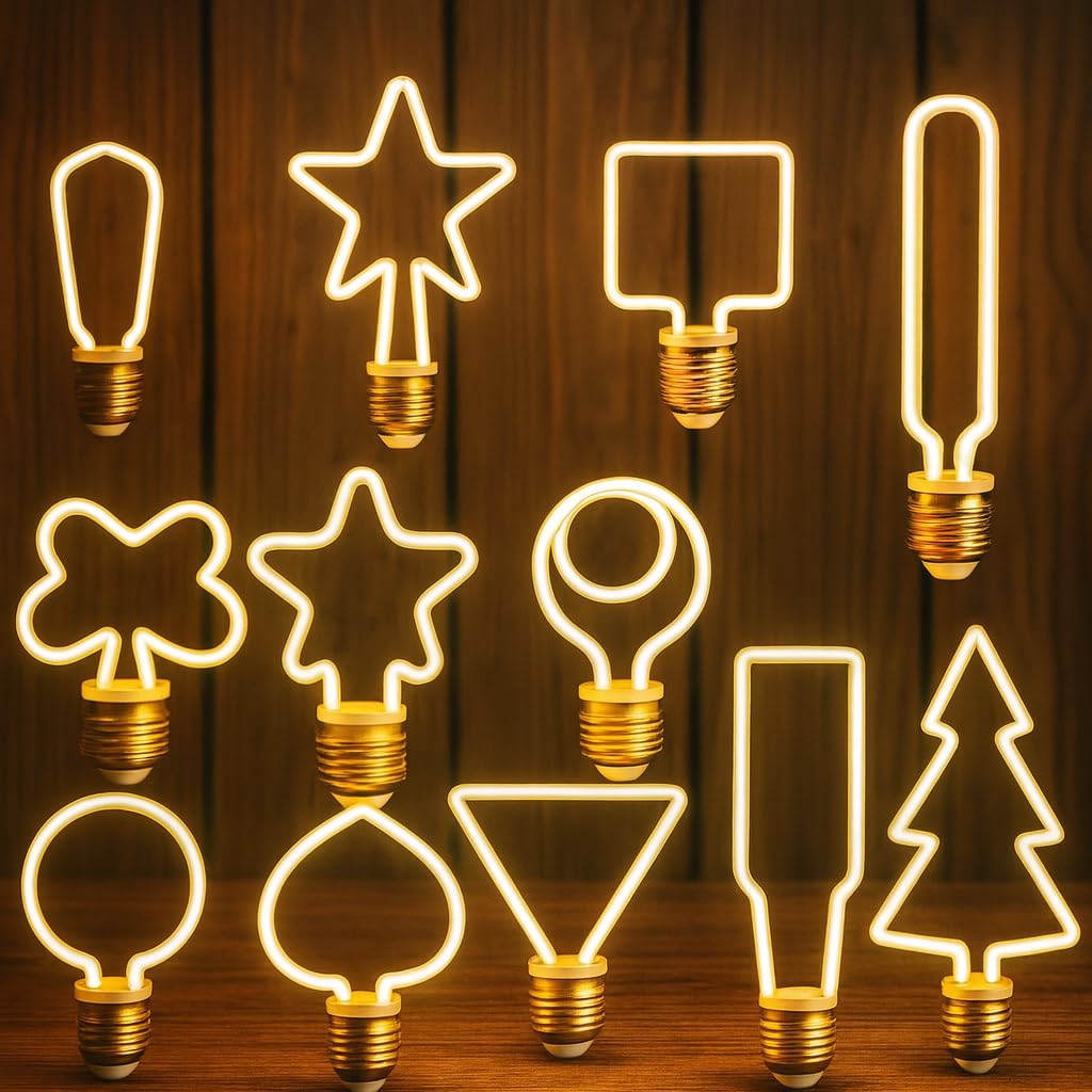 Christmas Decorative LED Bulb Set Warm White 2700K E27~6459-4