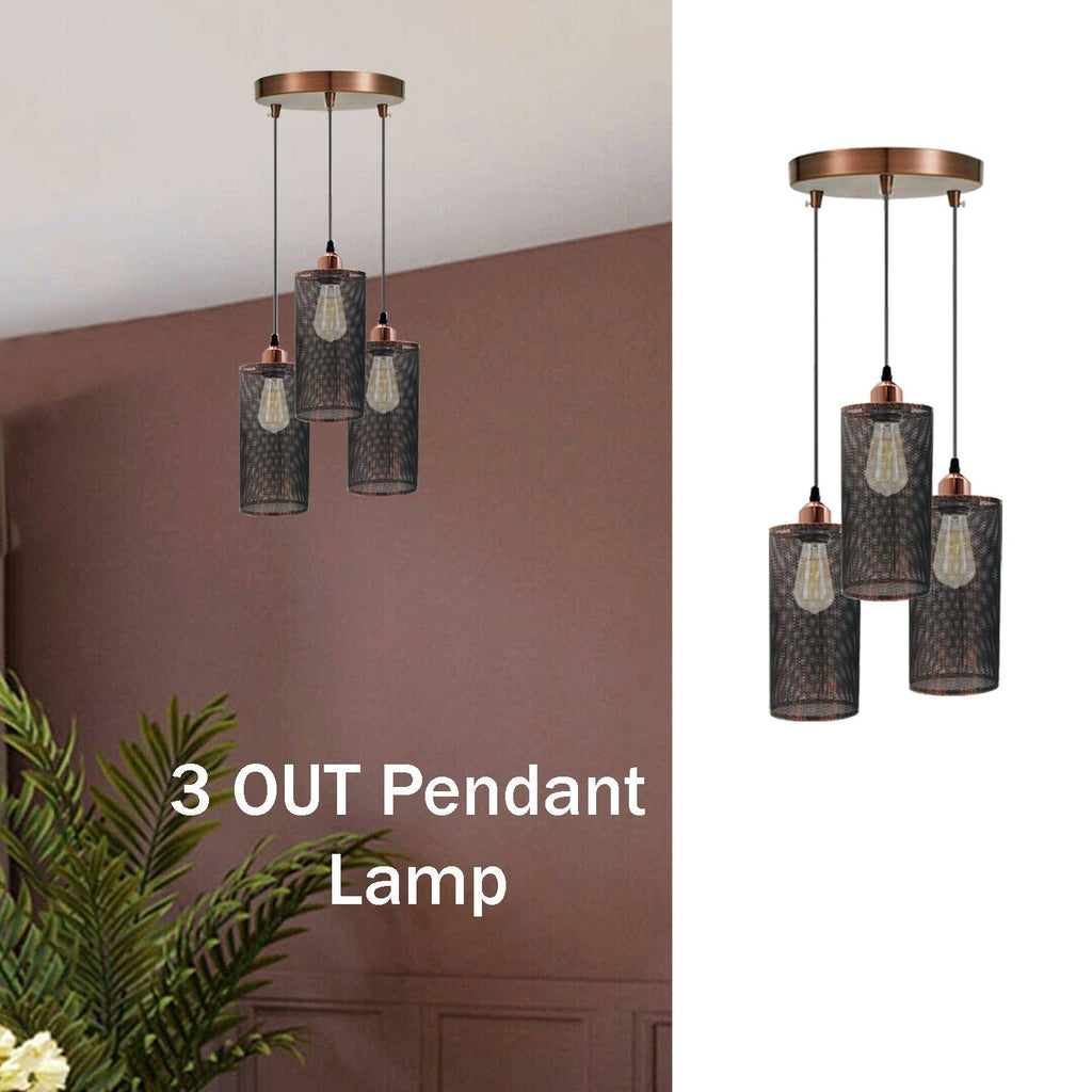 Light Hanging Pendant Light – E27 Base | Model 1188-3