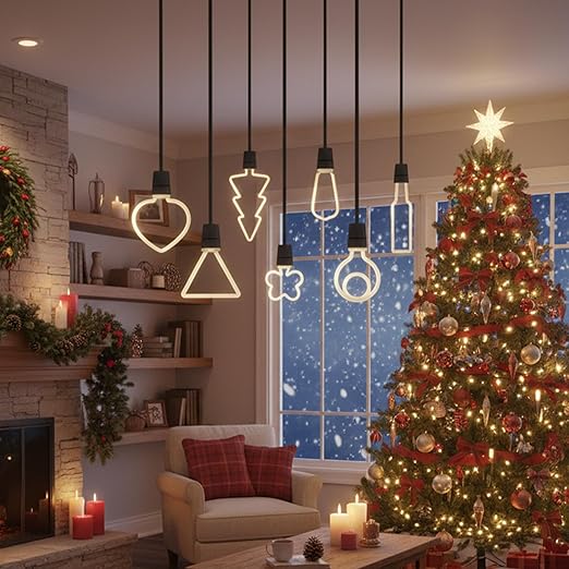 Christmas Decorative LED Bulb Set Warm White 2700K E27~6459-1