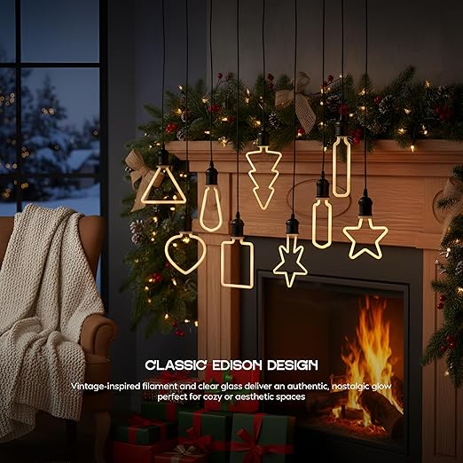 Christmas Decorative LED Bulb Set Warm White 2700K E27~6459-0