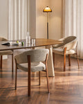 Bramley Warm Taupe Dining Armchair-0