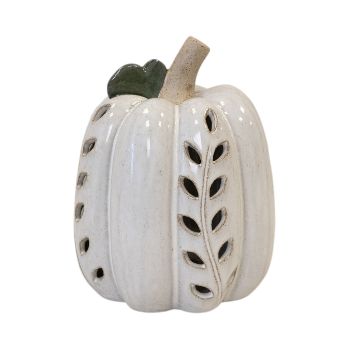 LED Pumpkin with Open Leaf detail-0