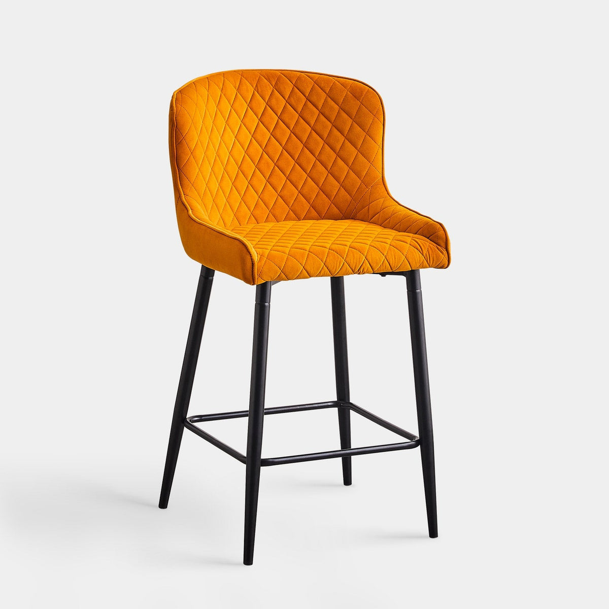 Dundas Velvet Bar Stools [65cm] [Set of 2]-6