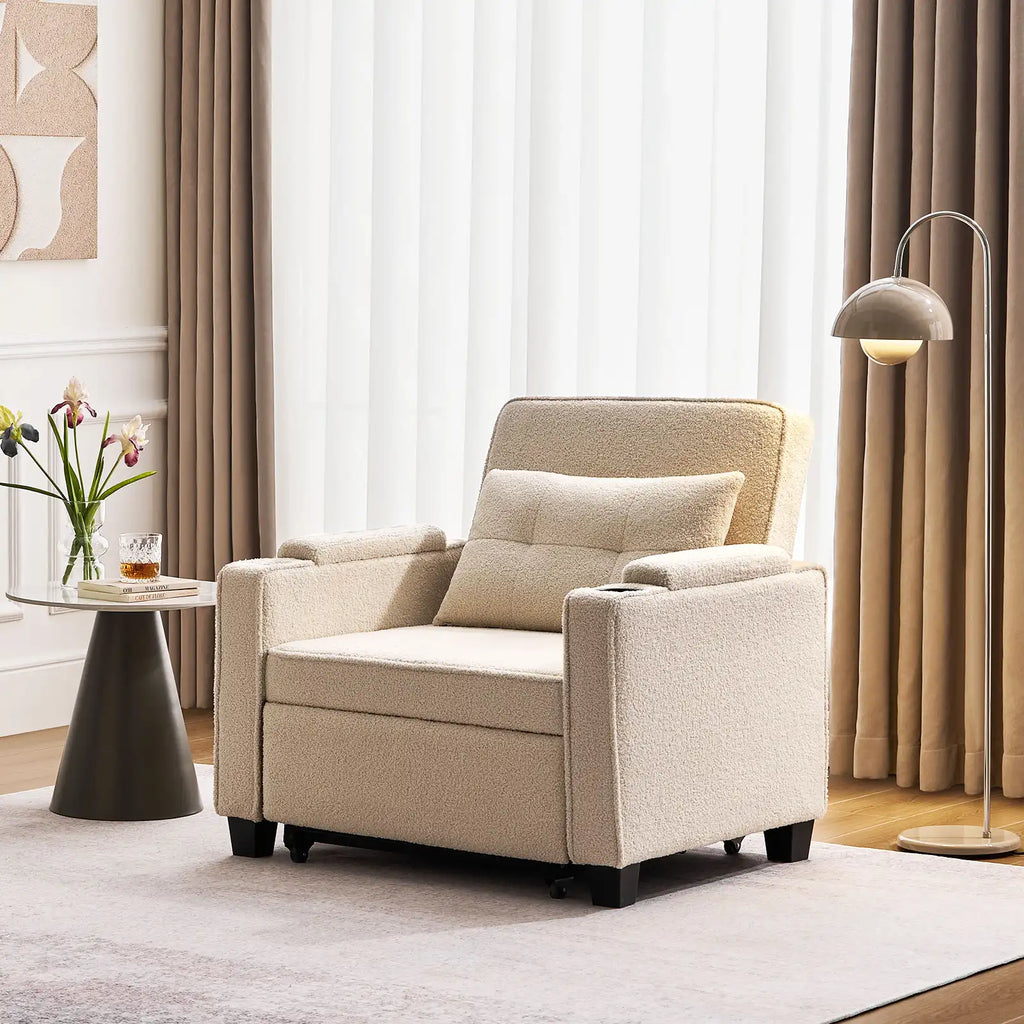 Clarkson 1-Seater Boucle Armchair-0
