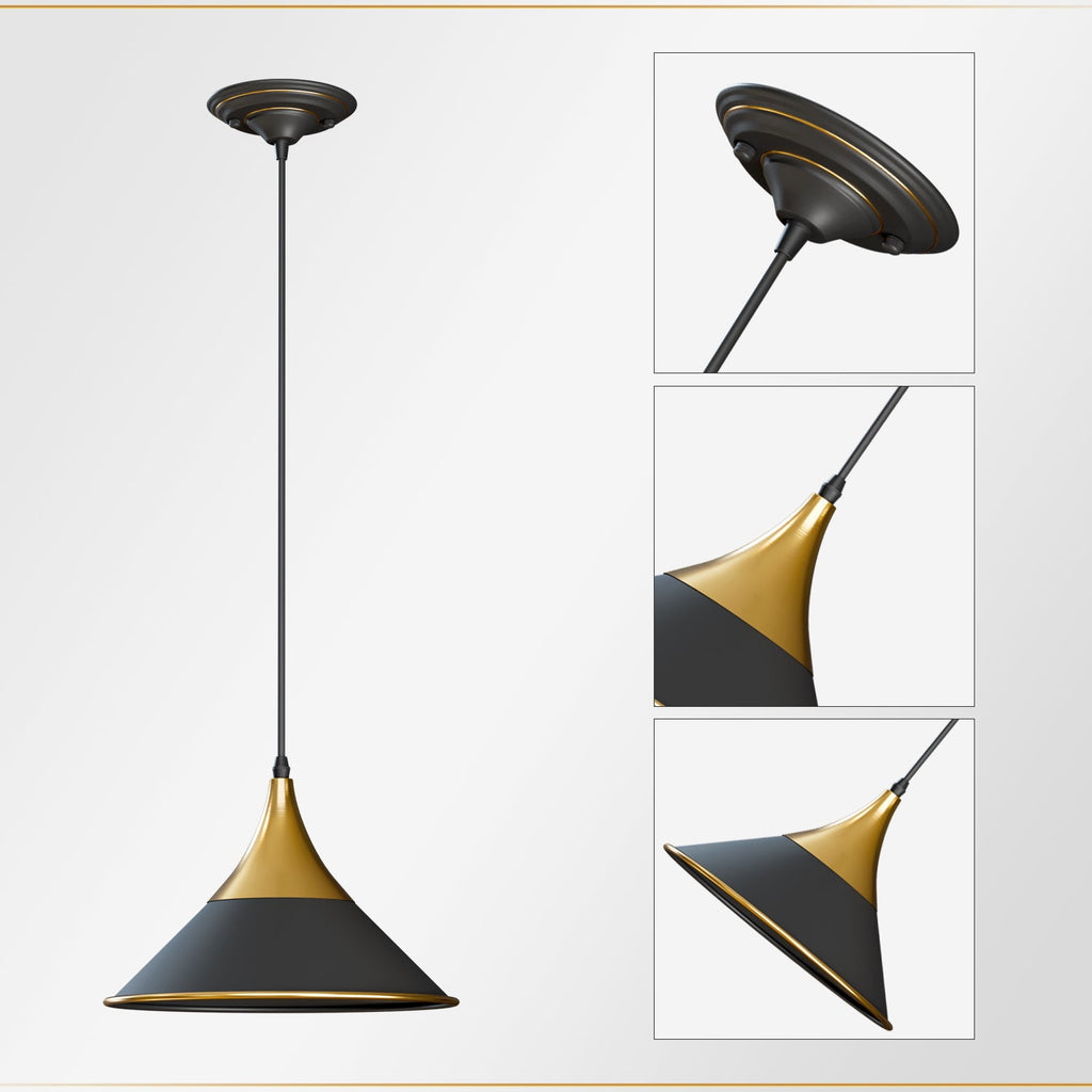 Light Fitting Ceiling Shade industrial Metal Pendant Style Hanging Lampshade~2691-3
