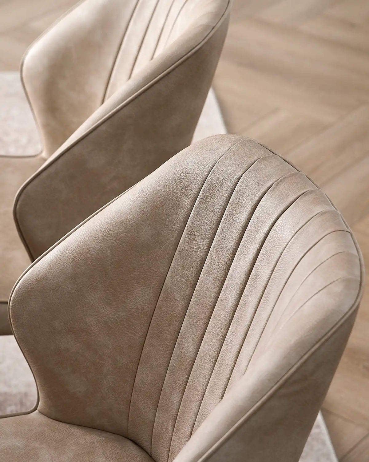 Danforth Faux Leather Dining Chairs [Set of 4]