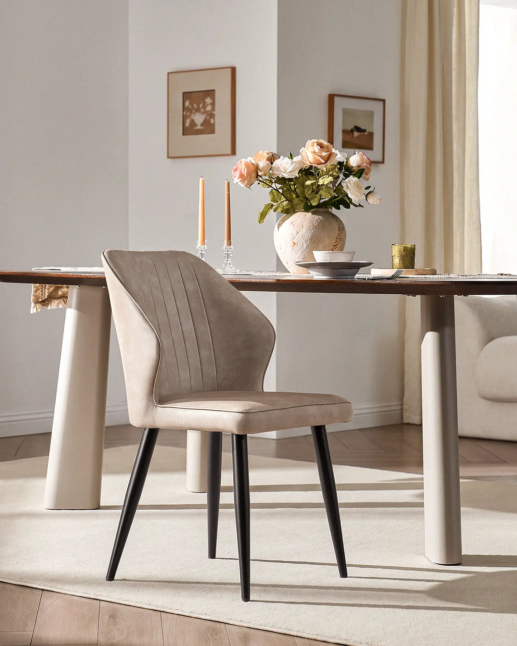 Danforth Faux Leather Dining Chairs [Set of 4]
