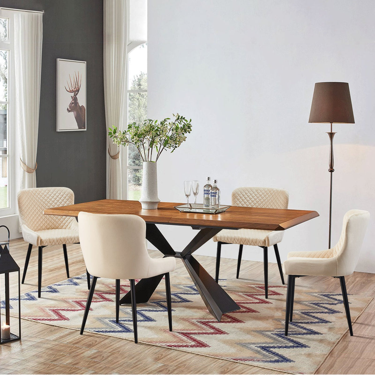 Dundas Velvet Dining Chairs [Set of 2]-8