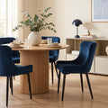 Dundas Velvet Dining Chairs [Set of 2]-0