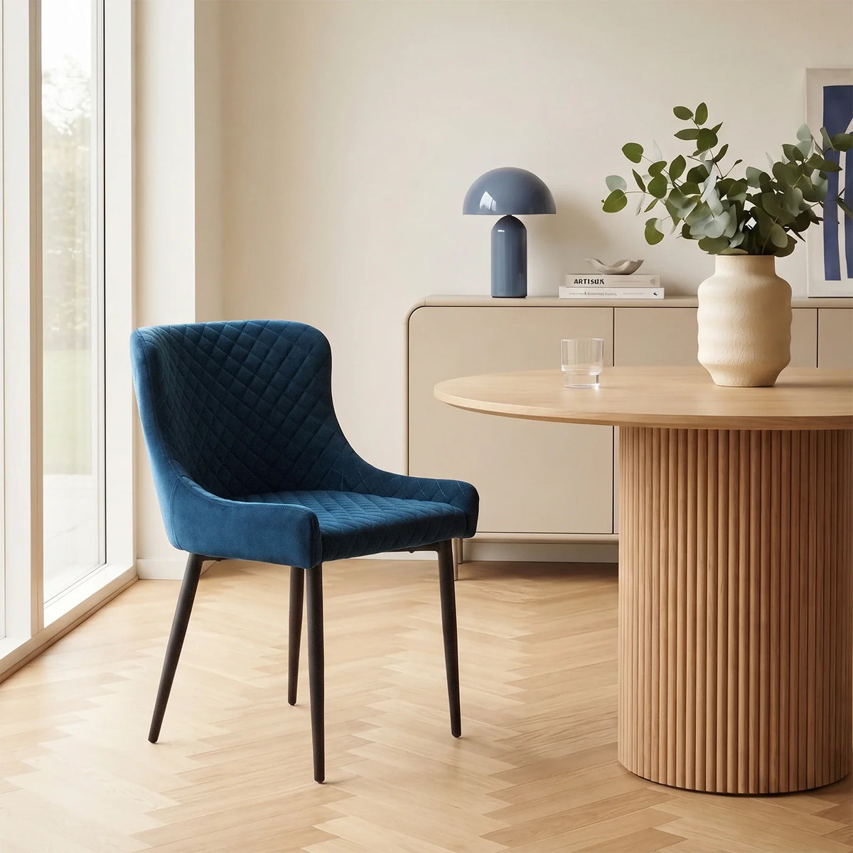 Dundas Velvet Dining Chairs [Set of 2]-1