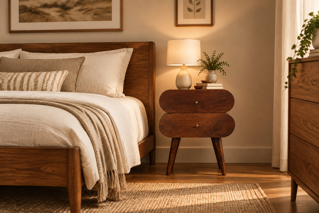 Bubble Chestnut Bedside-1