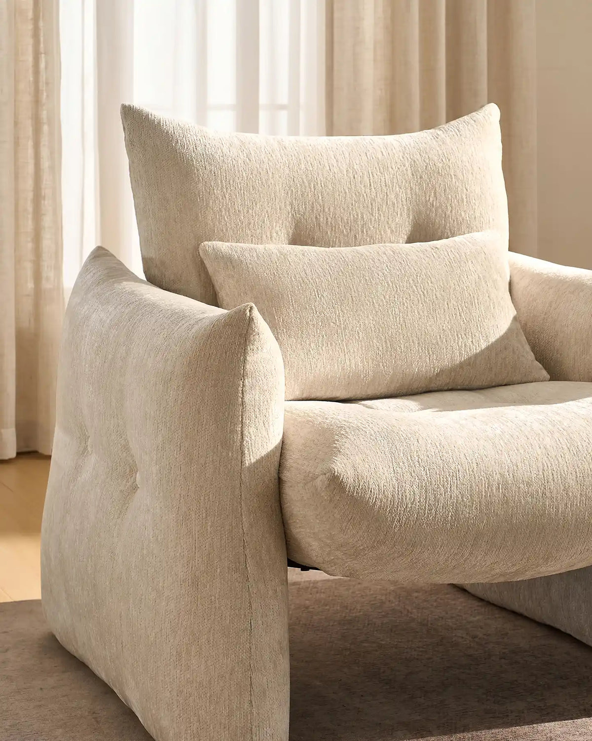 Kumo Cream Accent Chair-4