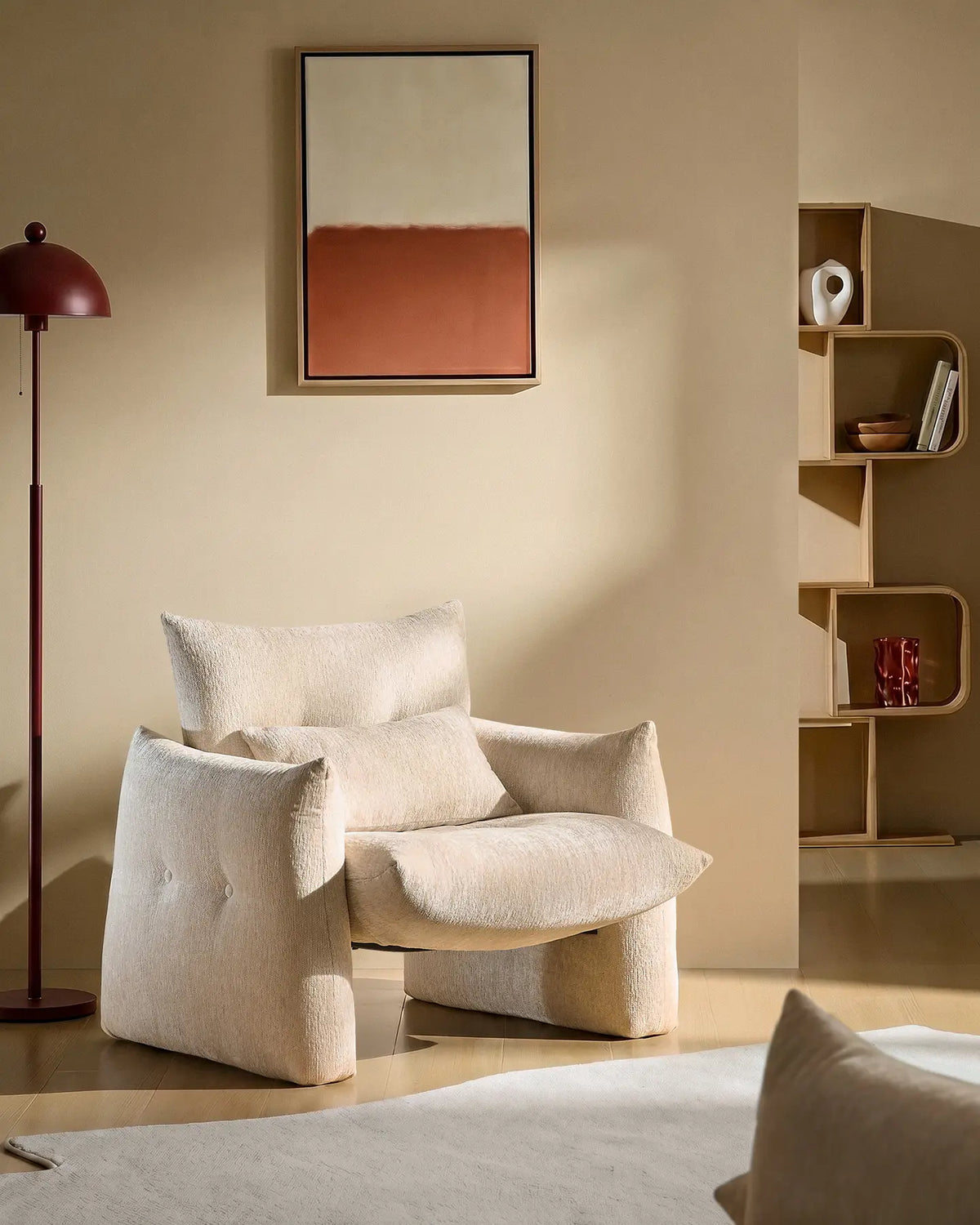 Kumo Cream Accent Chair-0