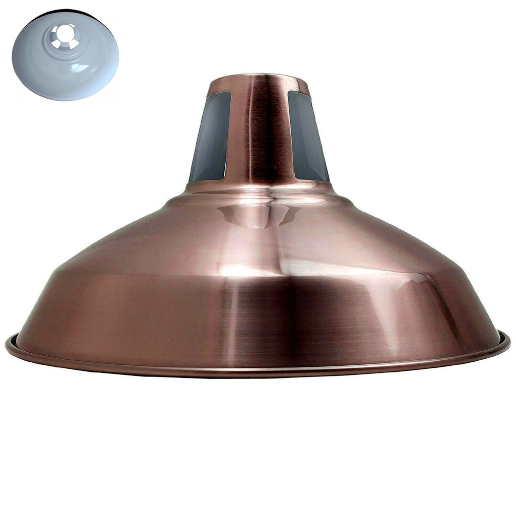Metal Ceiling Vintage Industrial Loft Style Lampshade in Colour~1074-2