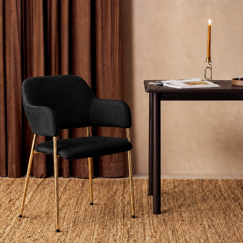 Lukka Velvet Dining Chairs [Set of 2]-0