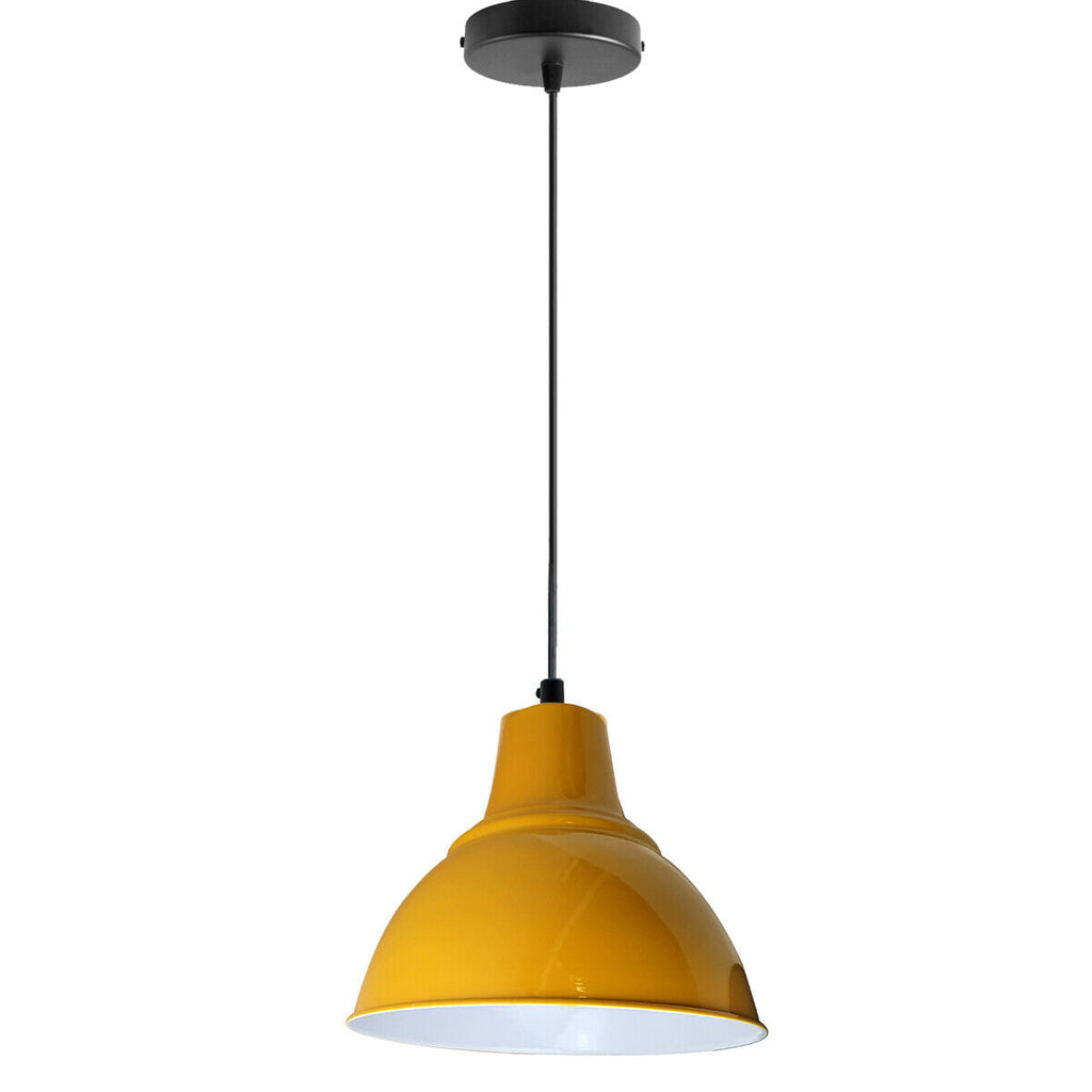 Modern Vintage Style Ceiling Yellow colour Pendant Lamp~2501-0