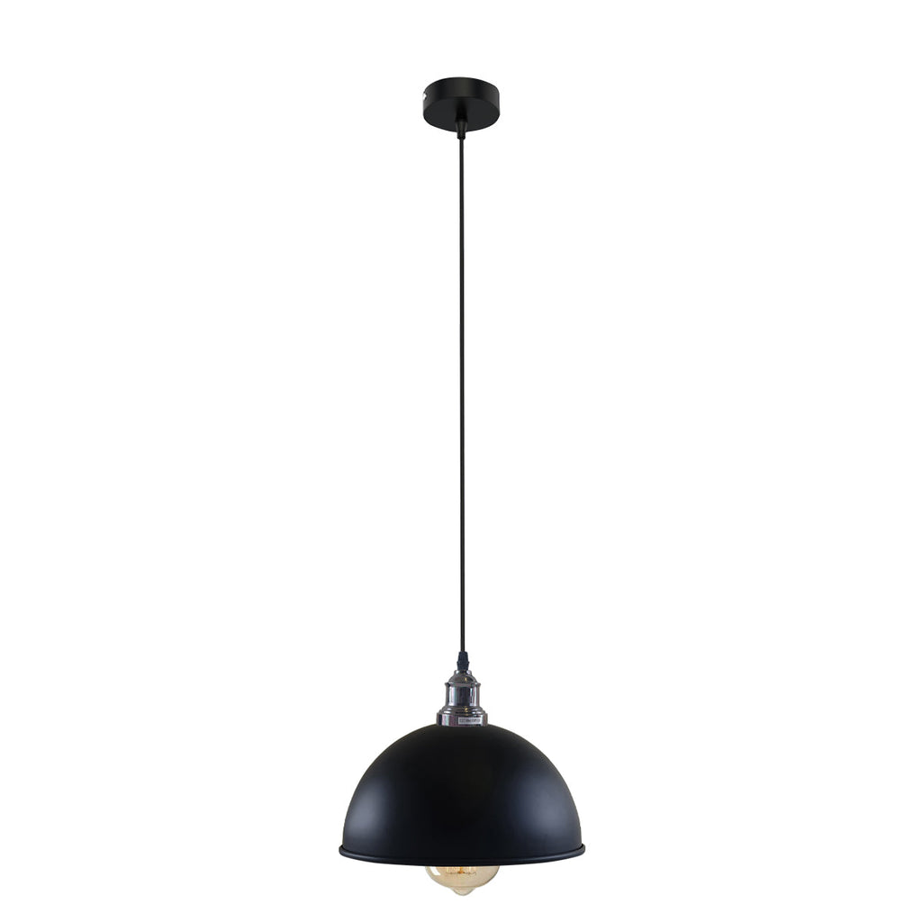 Black Pendant Light Dome Shape~1601-3