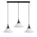 Vintage 3-Light Pendant Lamp Hanging Light Fixture ~1301-5