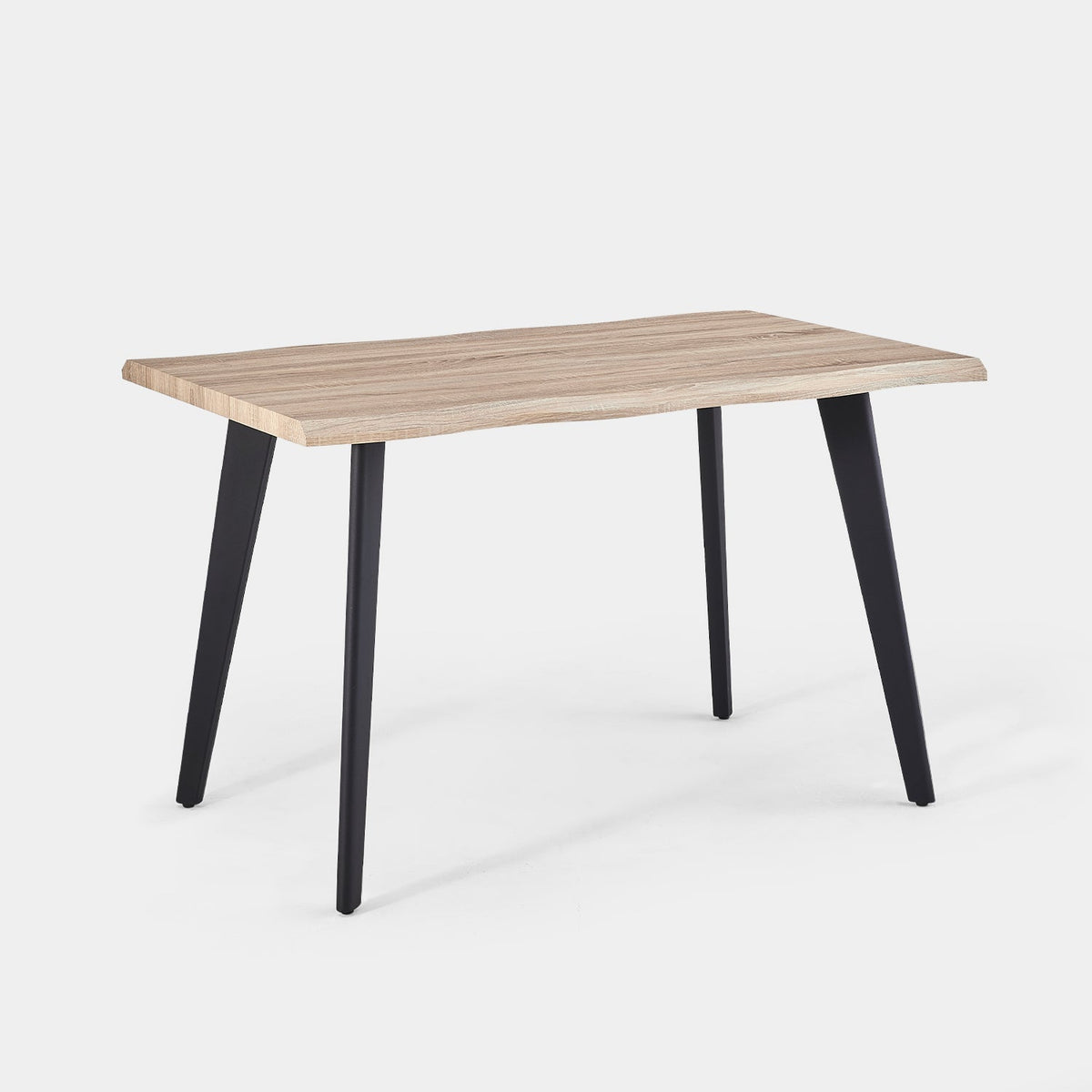 Seibold Live Edge Dining Table [Light Wood] [120cm/140cm]-1