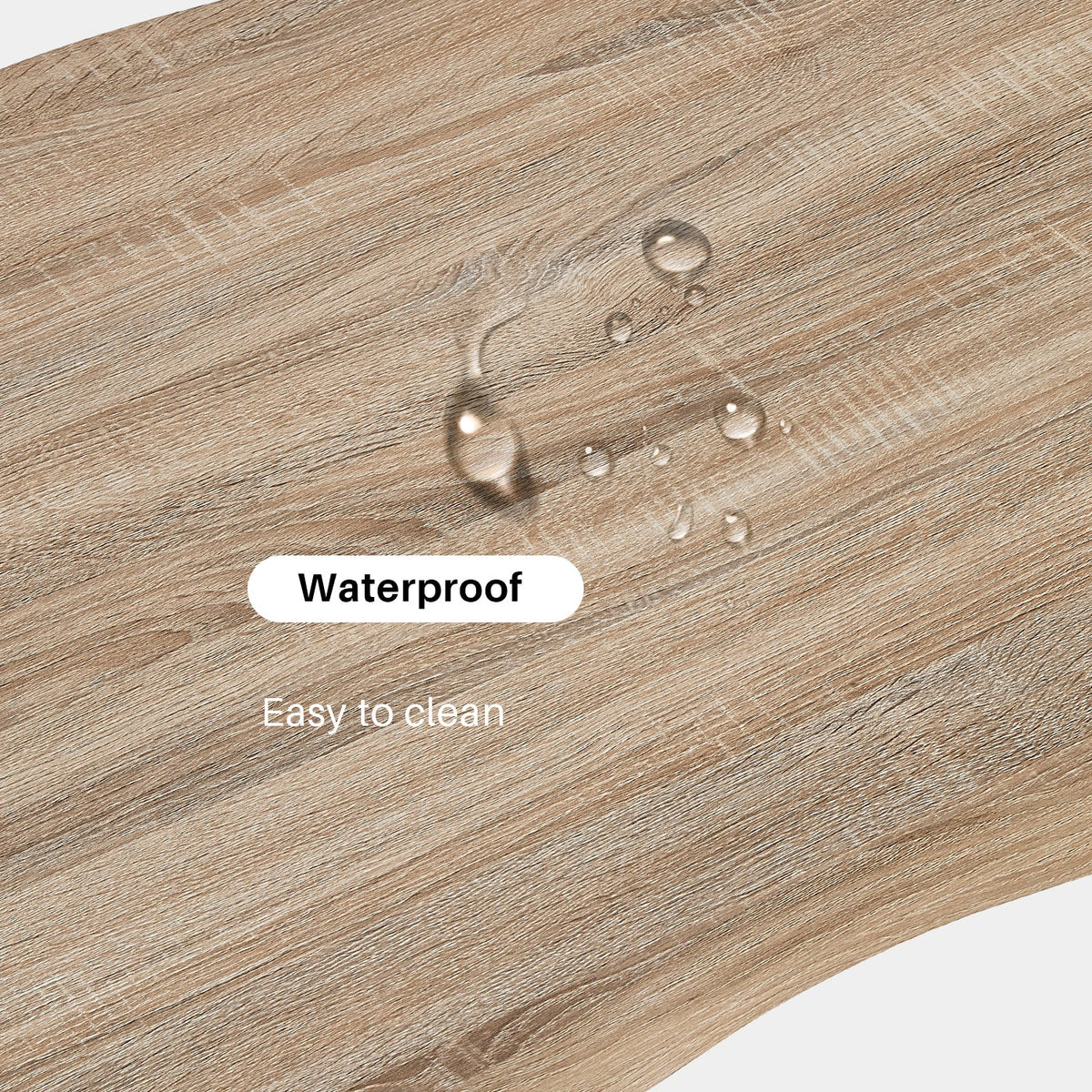 Seibold Live Edge Dining Table [Light Wood] [120cm/140cm]-4