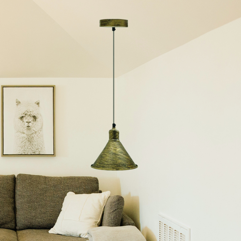 Industrial Metal Ceiling Pendant Light E27 Base ~1544-2