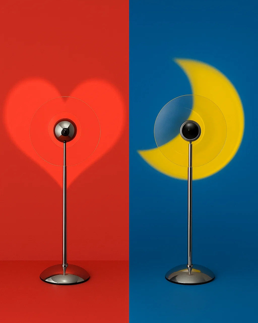 Projector LED Heart/Moon Light-0