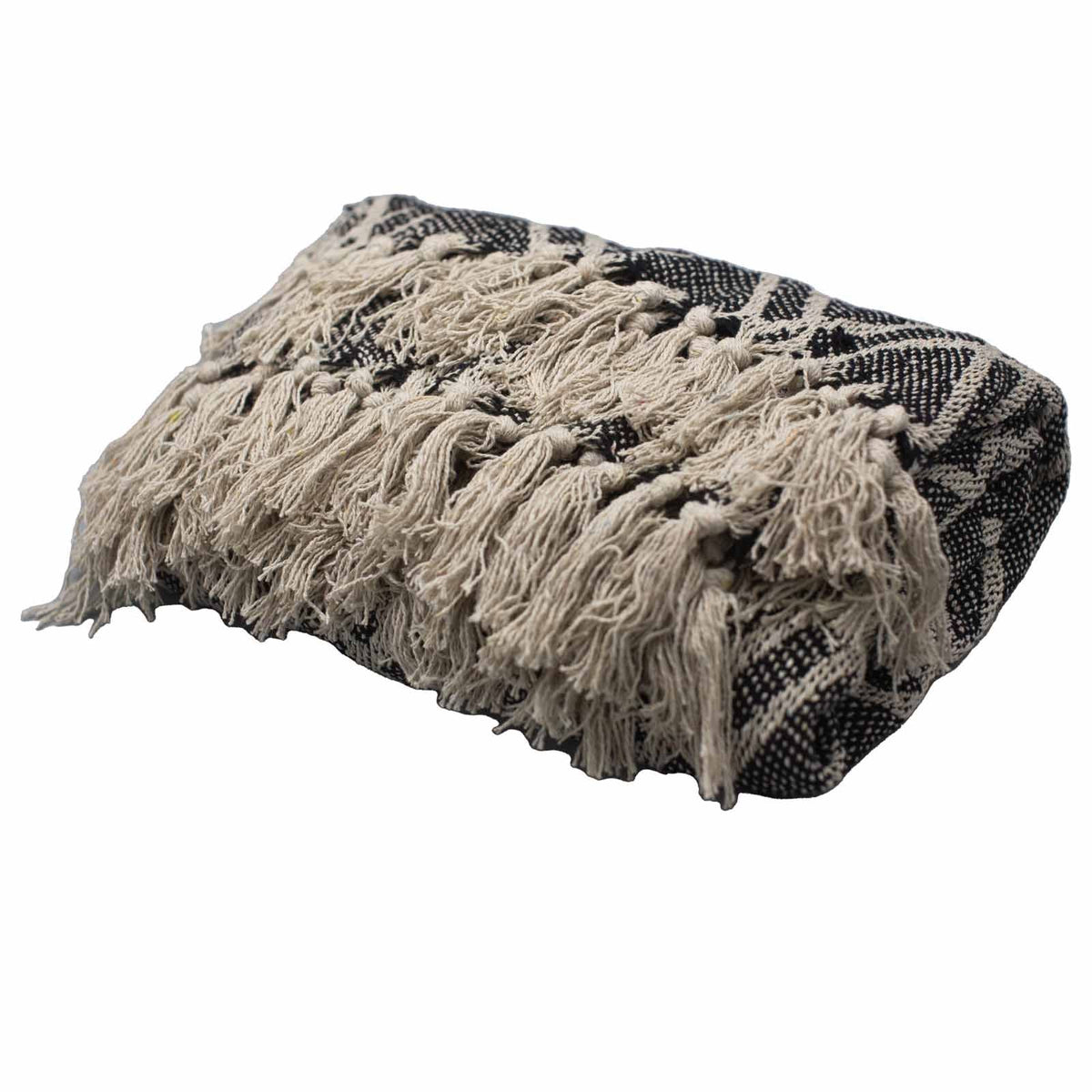 Boho Comfort Throws - Black & Biege Regency-0
