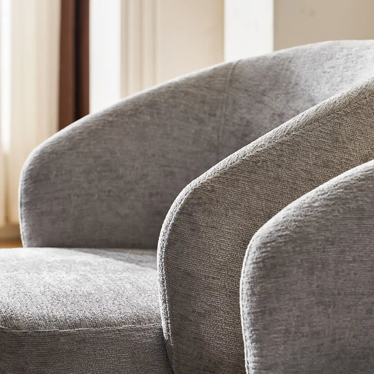 Cleo Grey Swivel Desk Chair-1