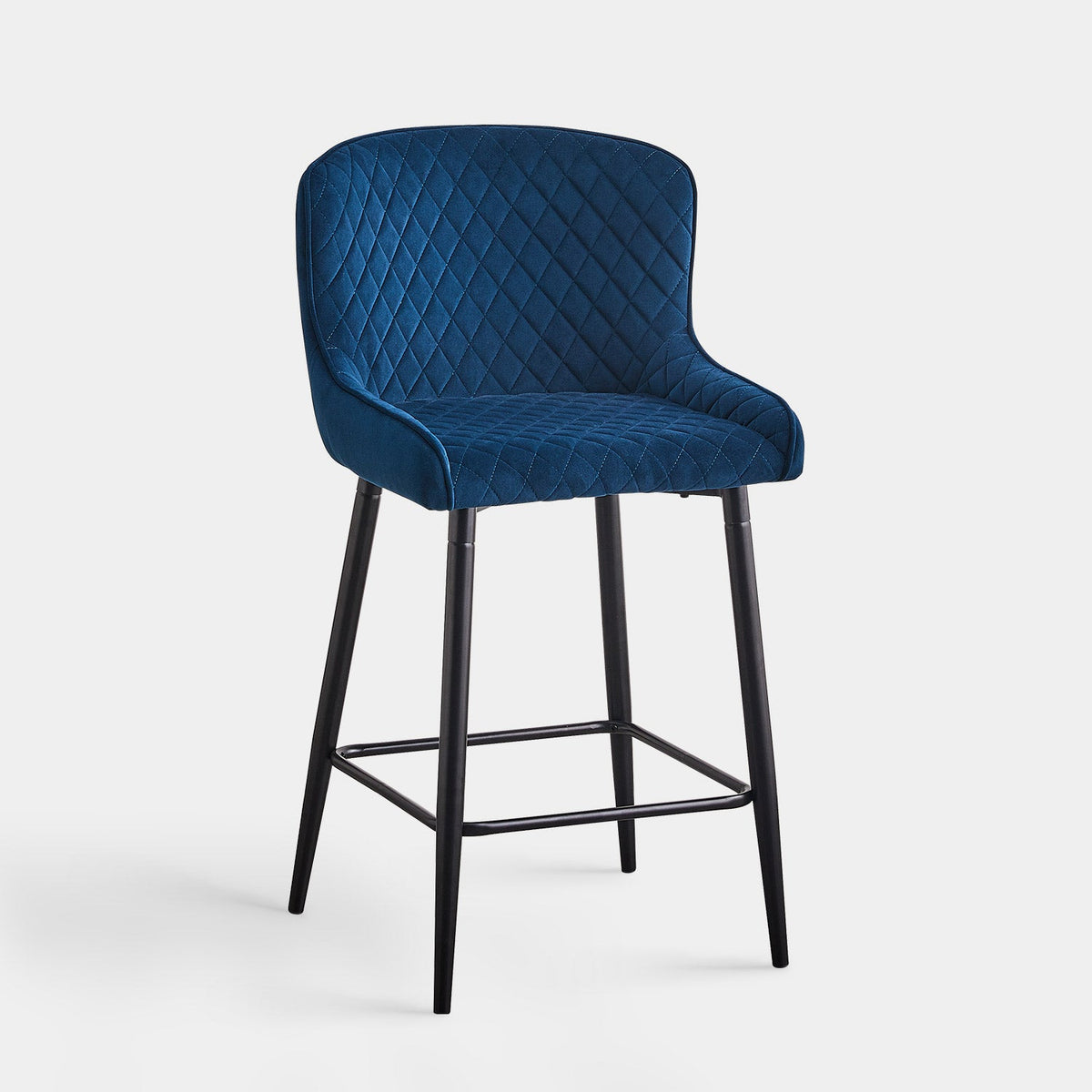 Dundas Velvet Bar Stools [65cm] [Set of 2]-8