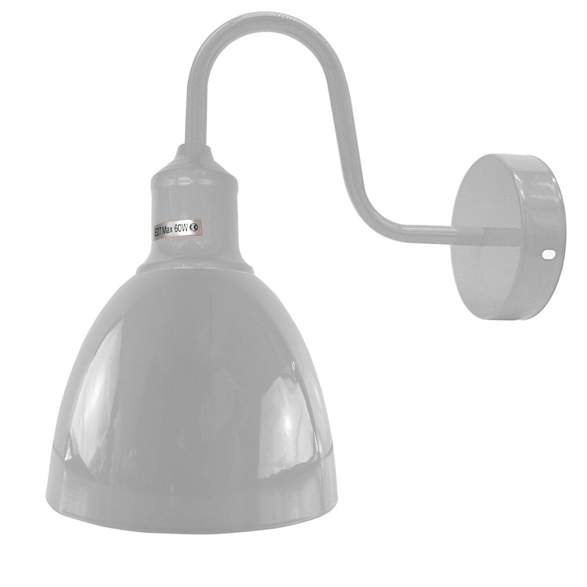 Swan Neck Wall Sconce - E27 Base Wall Lights -4077-6