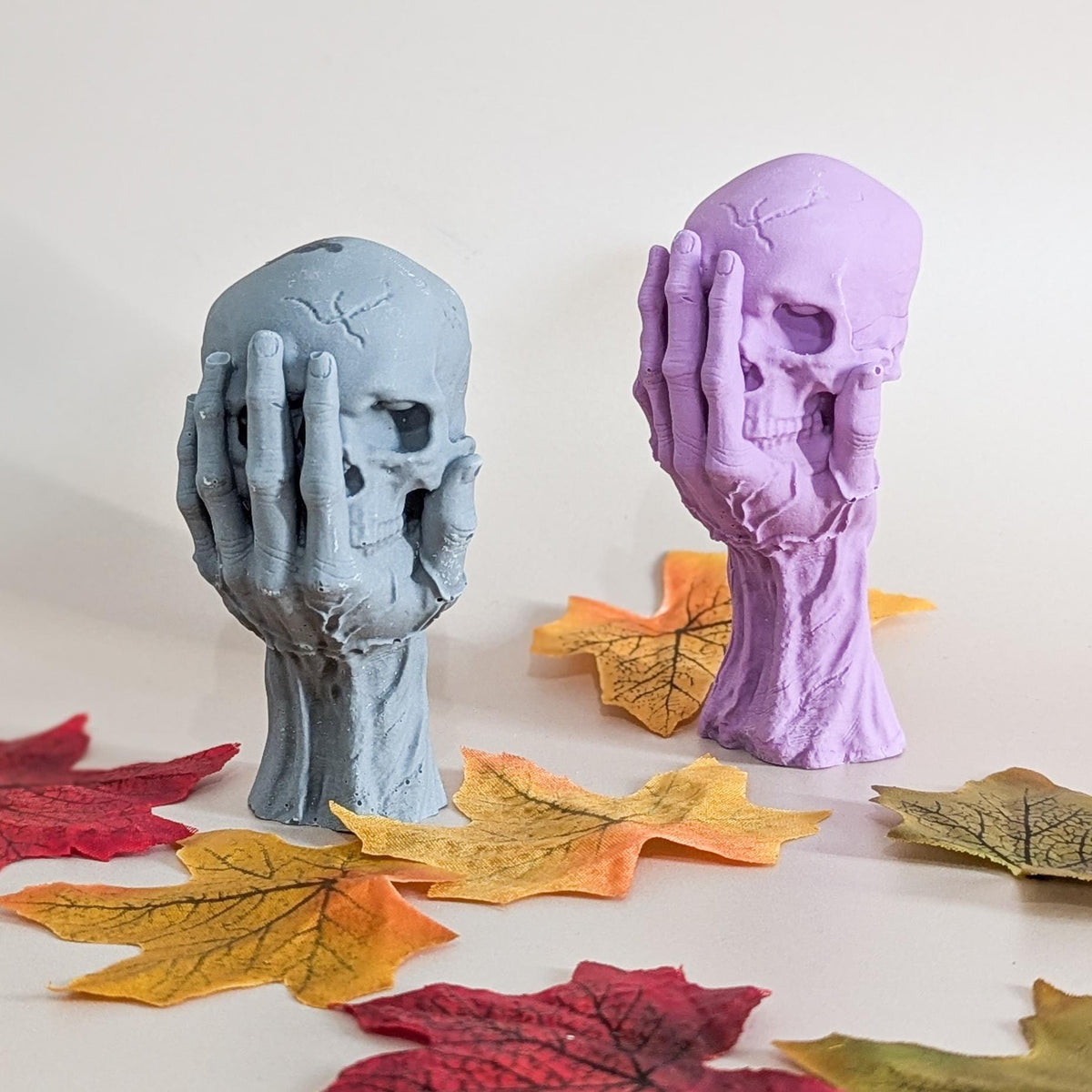 Halloween Skull Decoration Figurine for Shelf-0