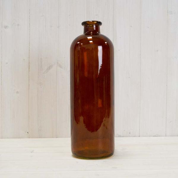 Burnt Amber Tall Bottle H33.5cm TD5.1cm B10.5cm-1