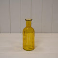 Yellow Glass Bottle H19cm Td4.5cm B7.5cm-1