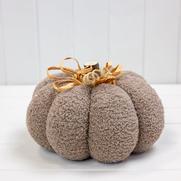 Beige Fabric Pumpkin-1