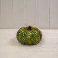 Large Green Ceramic Vintage Style Pumpkin-1