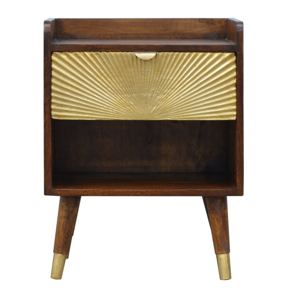Manila Gold 1 Drawer Nightstand for resale-0