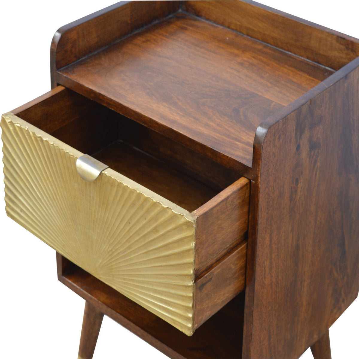 Manila Gold 1 Drawer Nightstand dropshipping-3