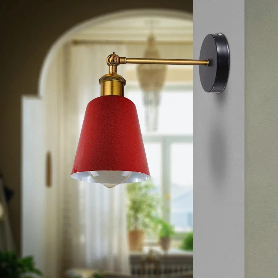 Industrial  Metal Wall Mounted Wall lamp Fitting E27 Wall Lighting Fixture ~6212-2
