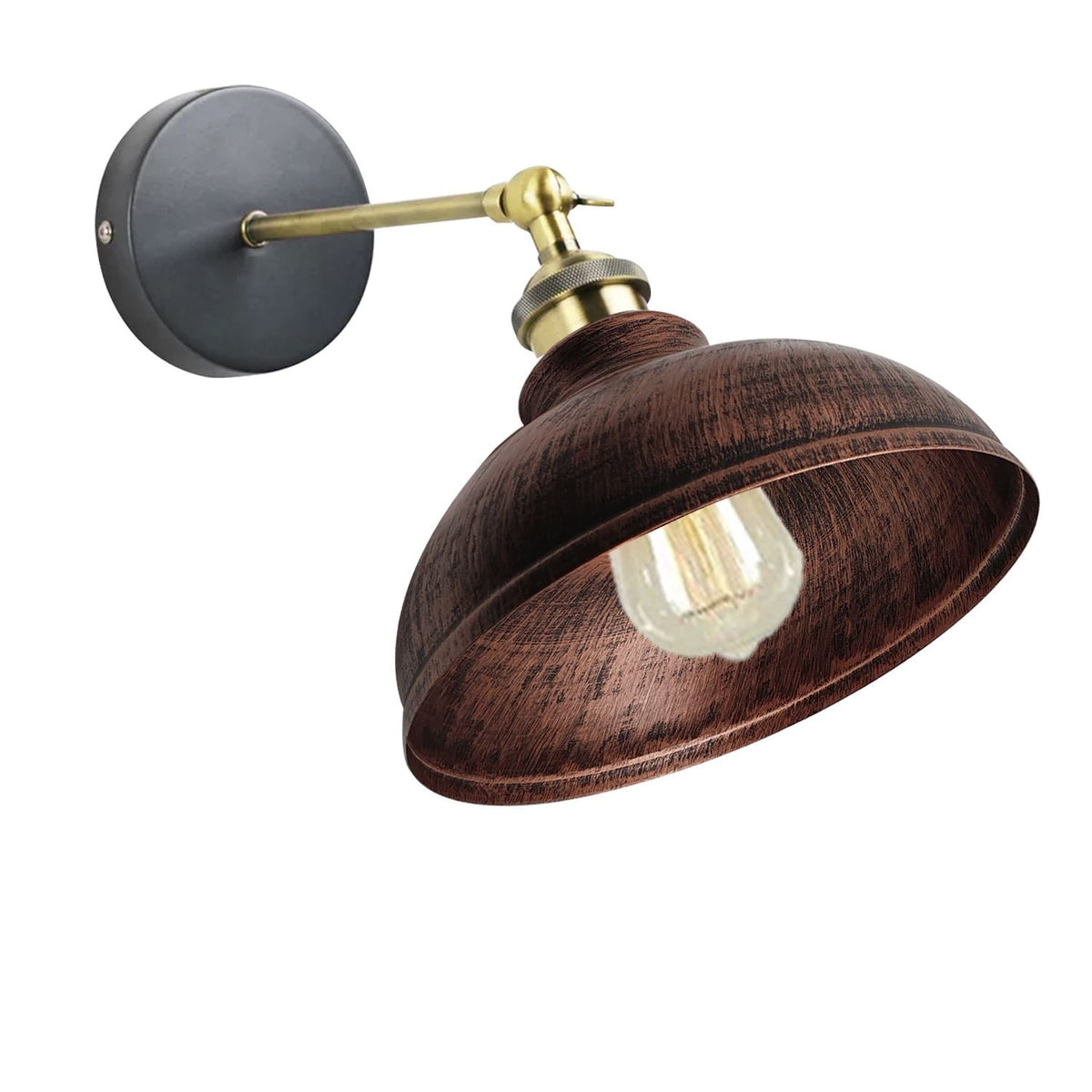 E27 Vintage Wall Sconces Swing arm 180∘Degree | Easy Fit ~1220-15